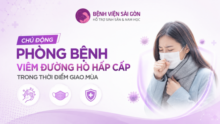 Chủ động phòng bệnh viêm đường hô hấp cấp trong thời điểm giao mùa